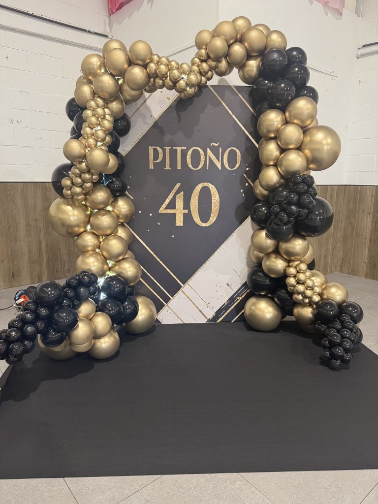 mesas de cumpleaños adultos 40